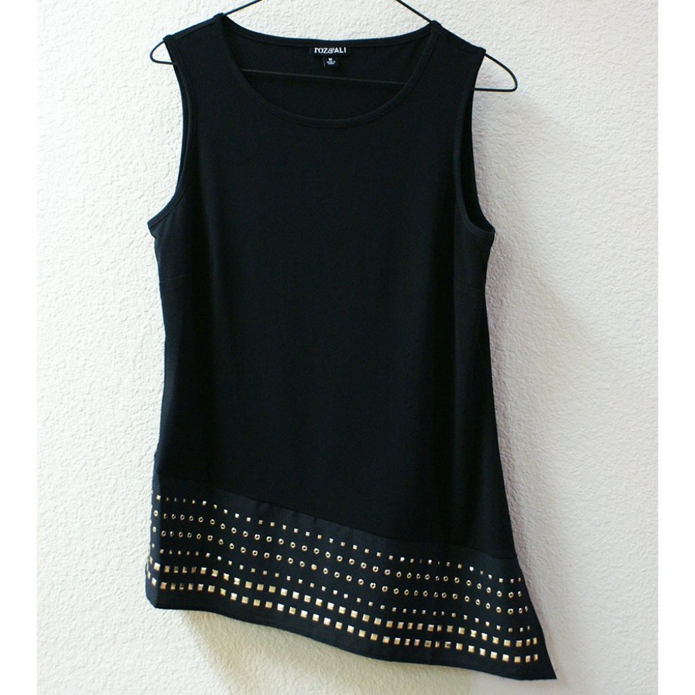 Roz & Ali embellished tunic / tank - NWOT